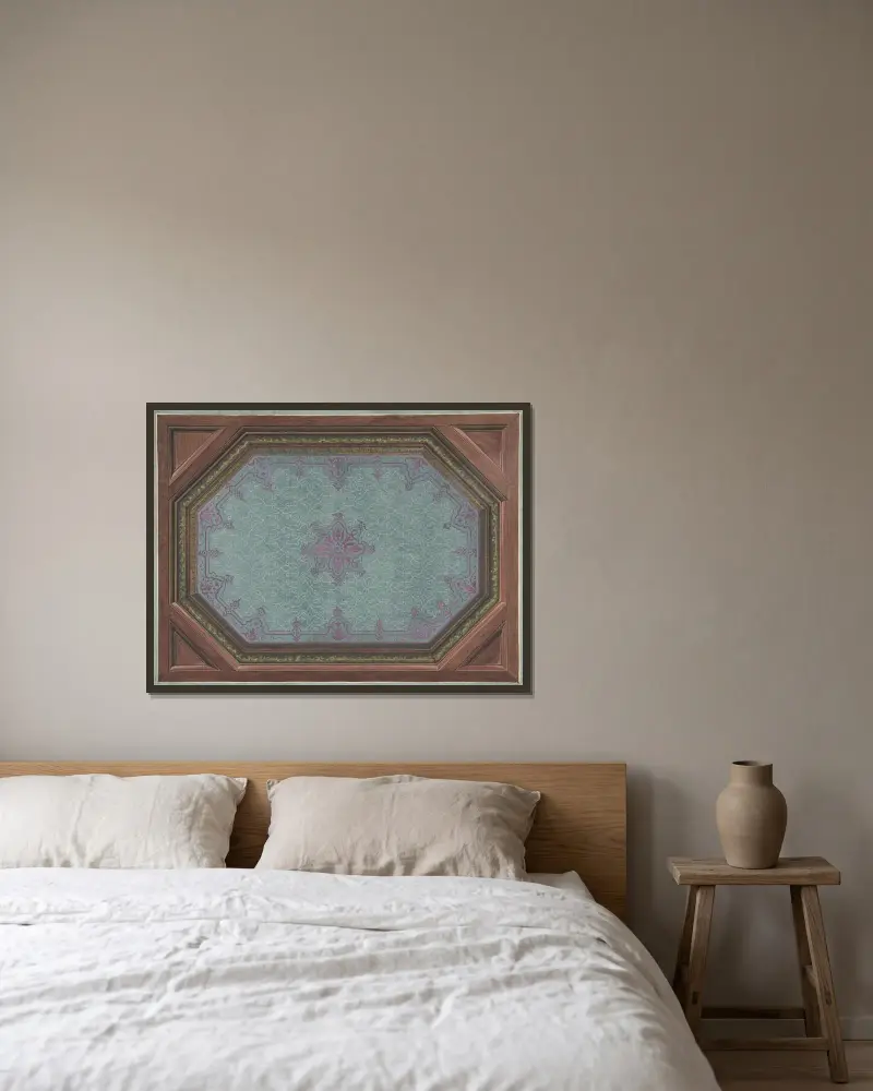 Takdesign, Hôtel Hope av Jules-Edmond-Charles Lachaise inramad på en vägg