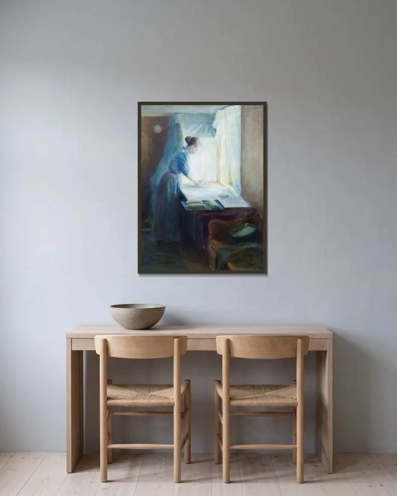 Pieczenie chleba, Charlotte Mannheimer w ramie na ścianie