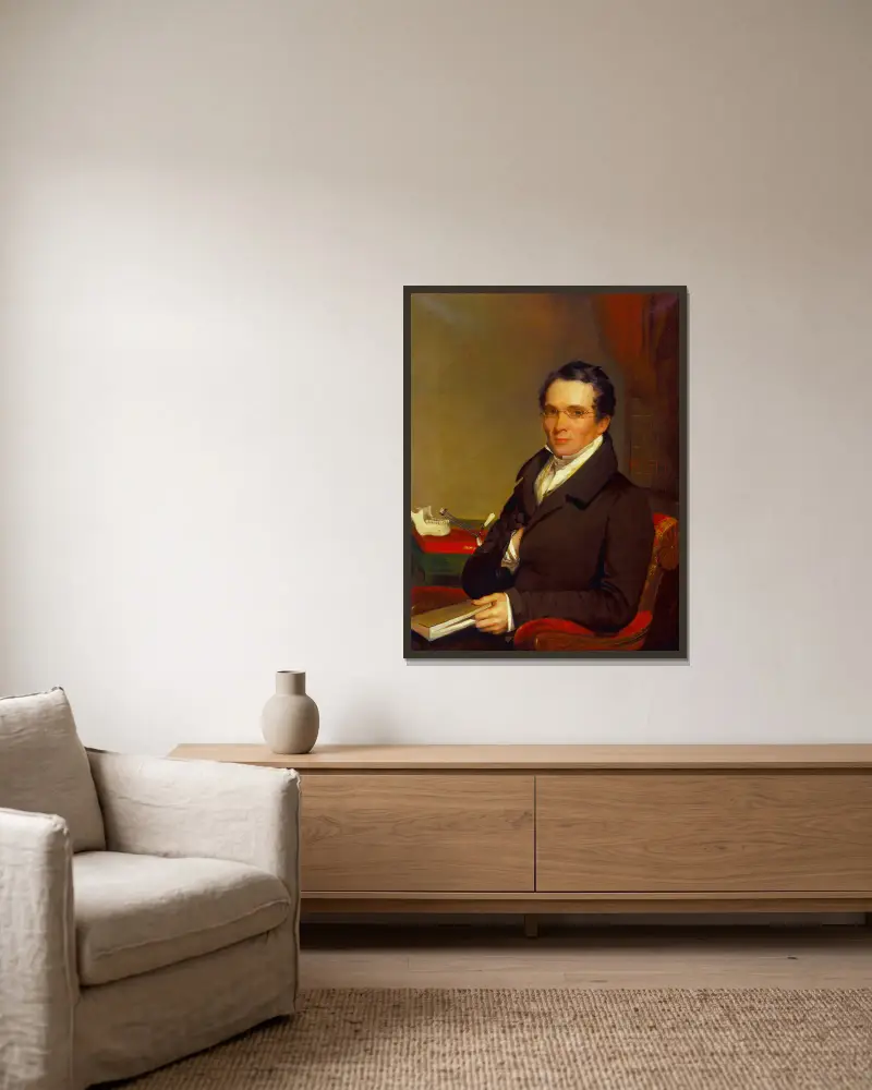Dr. Samuel A. Bemis, Chester Harding w ramie na ścianie