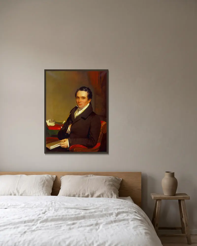 Dr. Samuel A. Bemis, Chester Harding w ramie na ścianie
