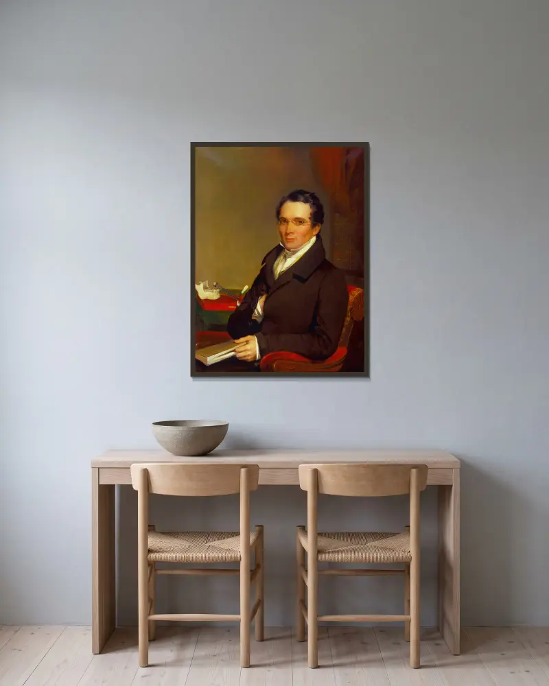 Dr. Samuel A. Bemis, Chester Harding w ramie na ścianie