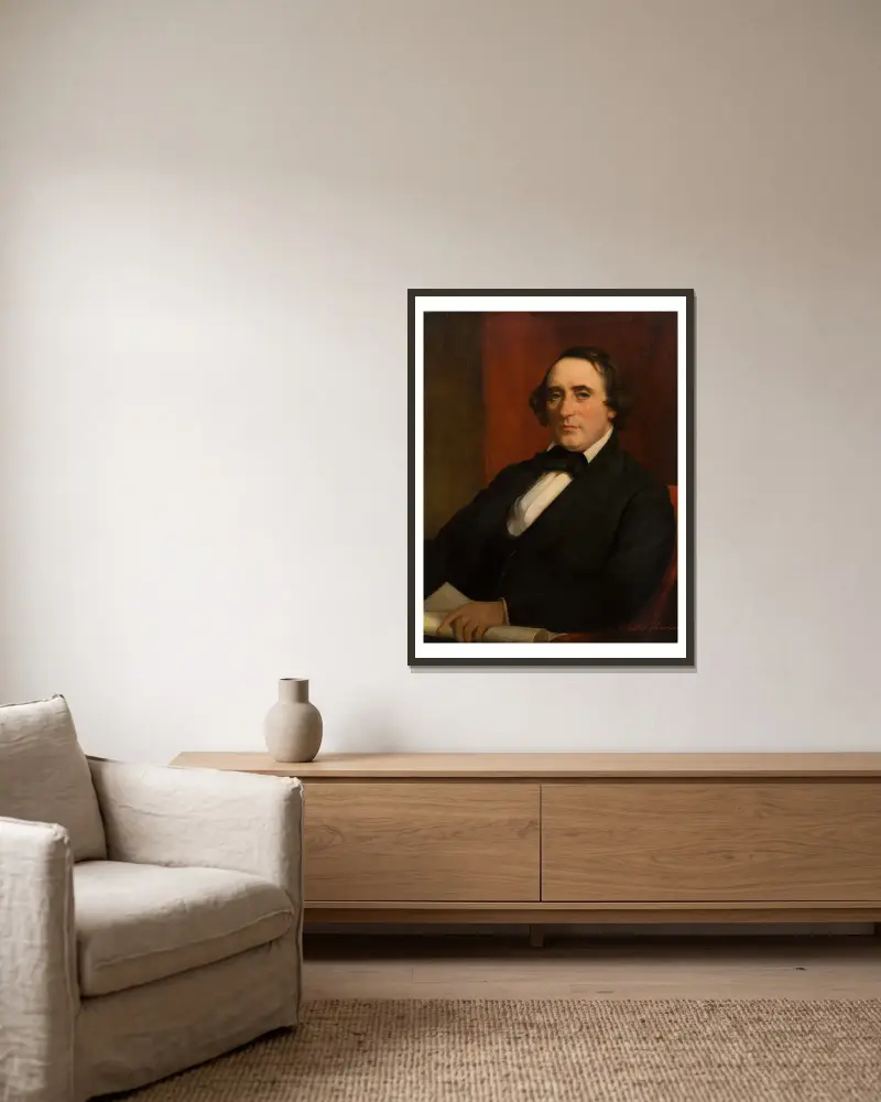 George I. Barnett, Chester Harding w ramie na ścianie