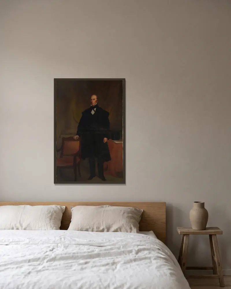 Henry Clay, 1842, Chester Harding v rámu na stěně