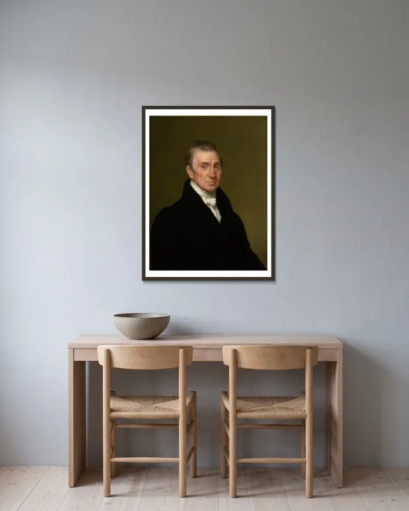 James Monroe, Chester Harding w ramie na ścianie