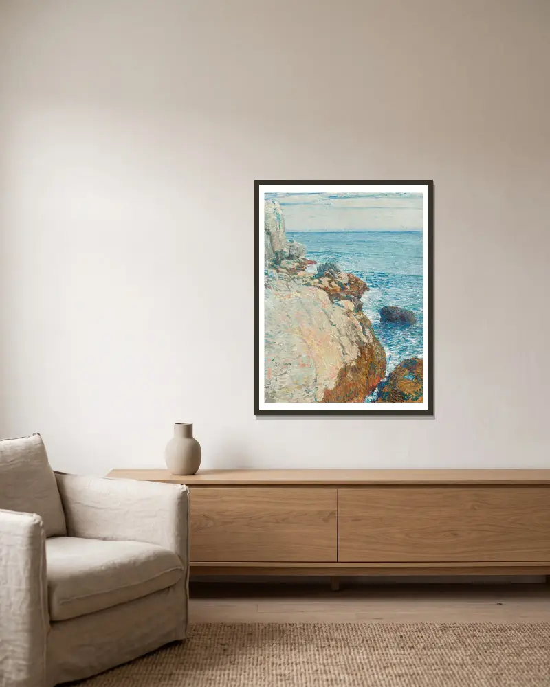 The East Headland, Appledore – Isles Of Shoals av Childe Hassam inramad på en vägg