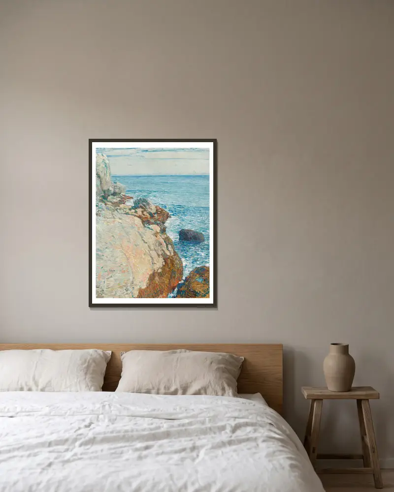 The East Headland, Appledore – Isles Of Shoals av Childe Hassam inramad på en vägg