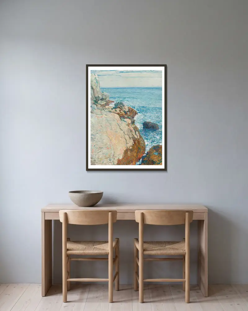 The East Headland, Appledore – Isles Of Shoals av Childe Hassam inramad på en vägg