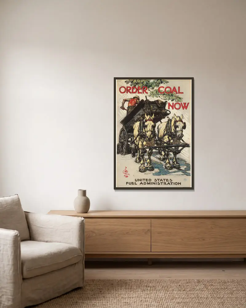 Bestellt Kohle jetzt von Joseph Christian Leyendecker gerahmt an einer Wand