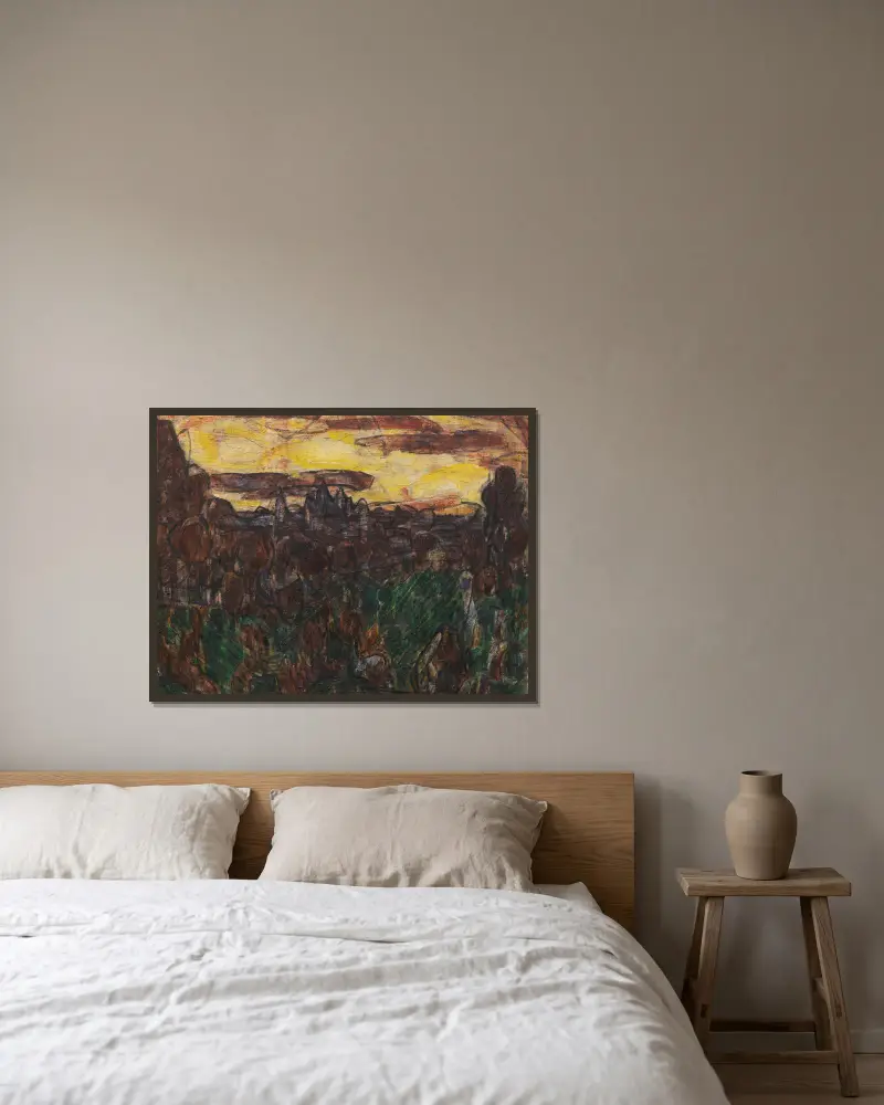 Soest von Christian Rohlfs gerahmt an einer Wand