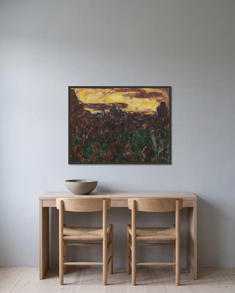 Soest von Christian Rohlfs gerahmt an einer Wand