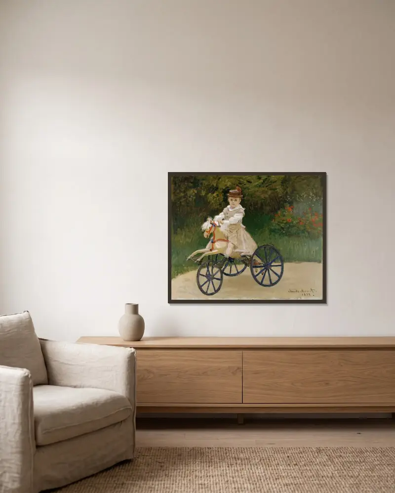 Jean Monet, Claude Monet w ramie na ścianie