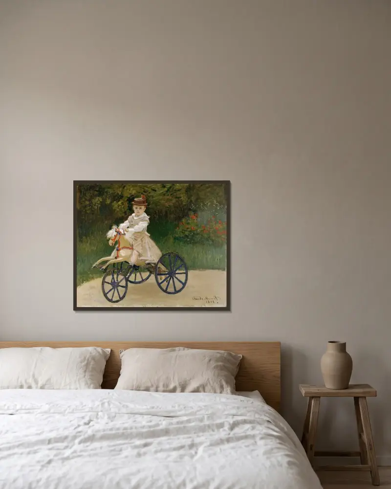 Jean Monet, Claude Monet w ramie na ścianie