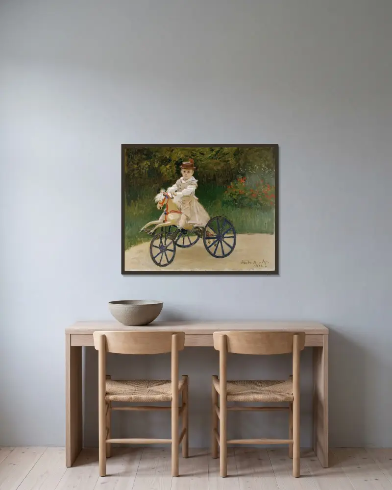 Jean Monet, Claude Monet w ramie na ścianie
