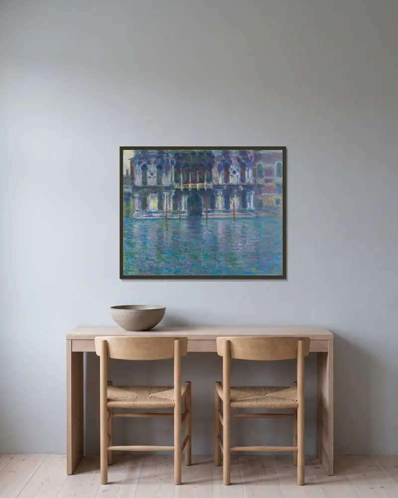 Palác Contarini, Claude Monet v rámu na stěně