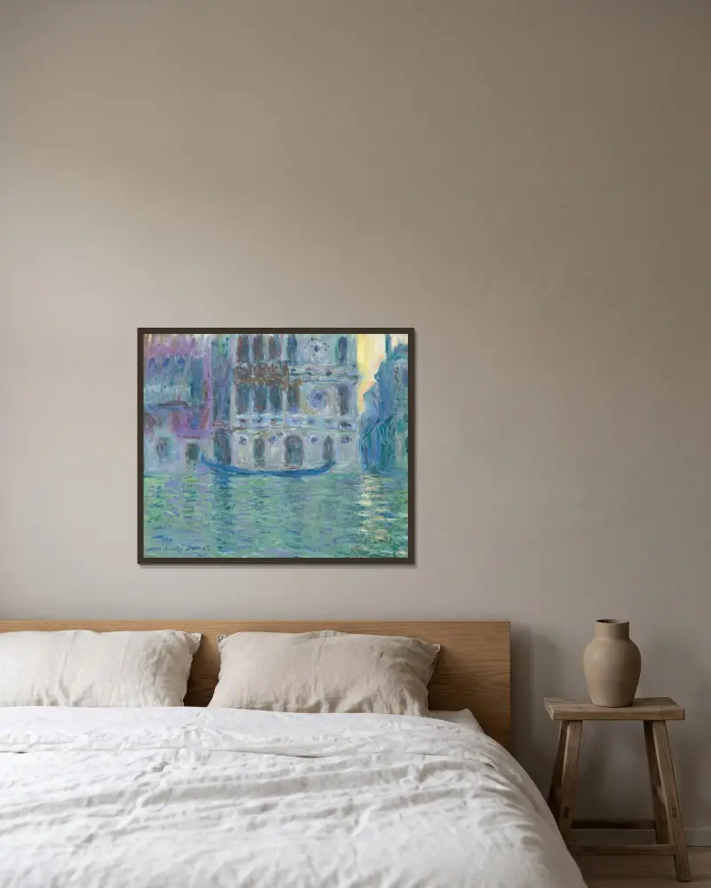 Pałac Dario, Claude Monet w ramie na ścianie