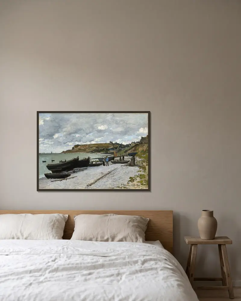 Sainte-Adresse, Claude Monet v rámu na stěně