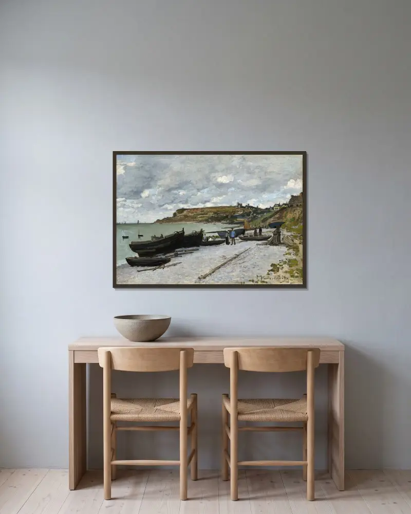 Sainte-Adresse, Claude Monet v rámu na stěně
