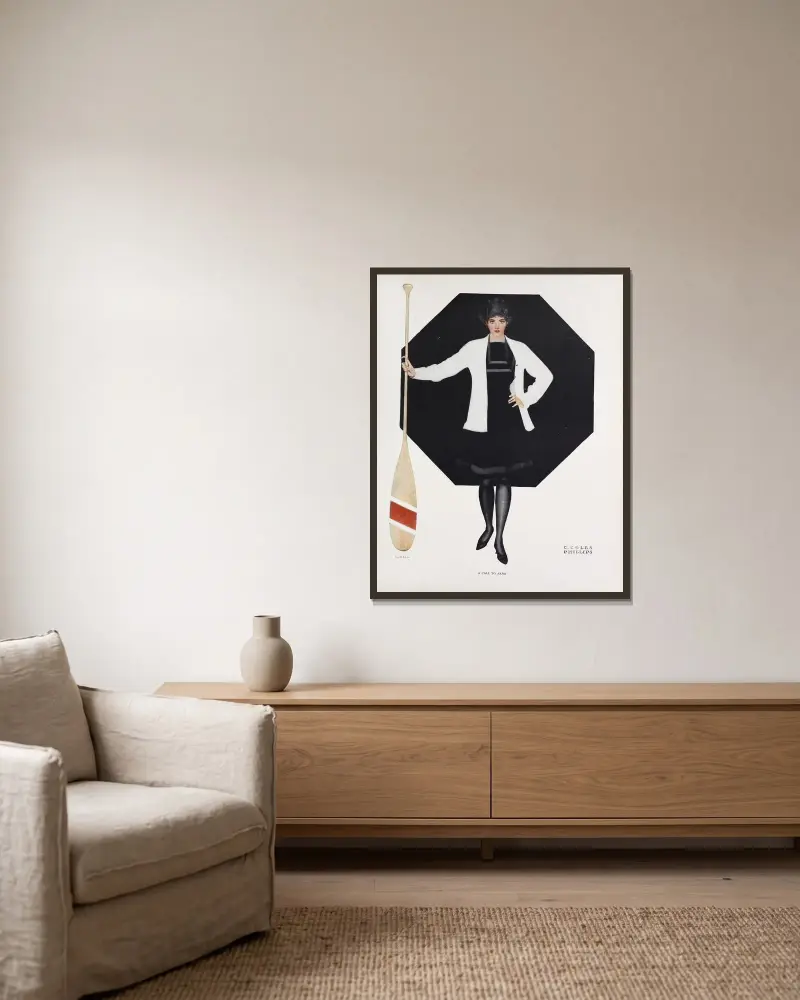 Ein Ruf zu den Waffen von Coles Phillips gerahmt an einer Wand