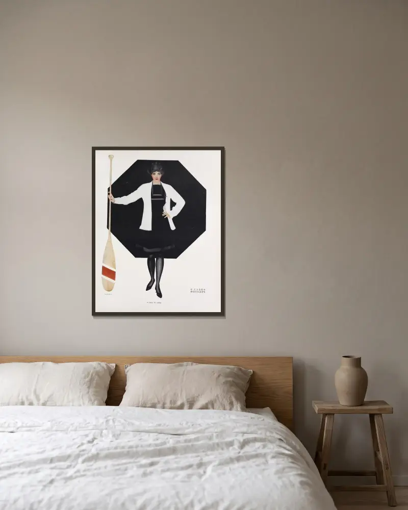 Ein Ruf zu den Waffen von Coles Phillips gerahmt an einer Wand