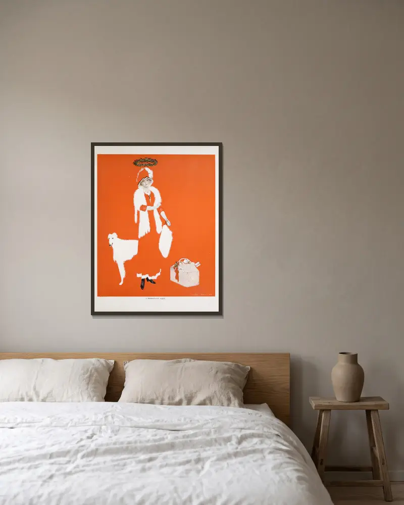 Współczesna święta, Coles Phillips w ramie na ścianie
