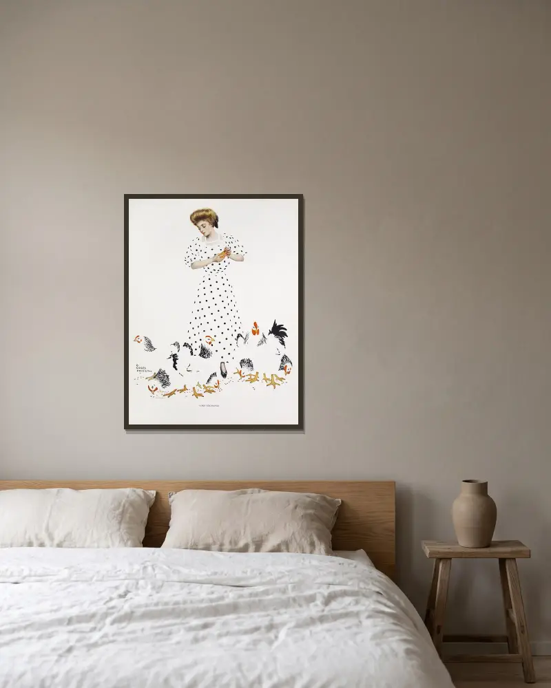 Obilná burza, Coles Phillips v rámu na stěně
