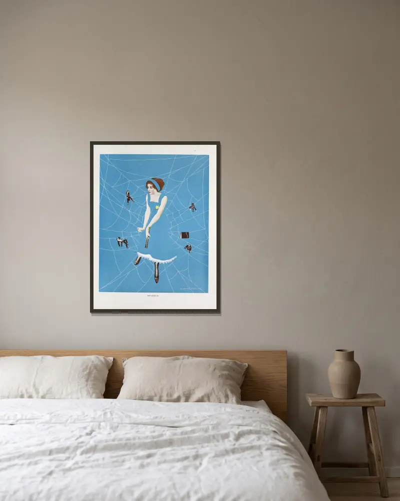 Nätresultat, Coles Phillips v rámu na stěně