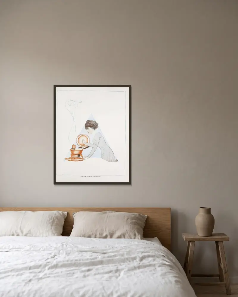 Such stuff as dreams are made on’ av Coles Phillips inramad på en vägg