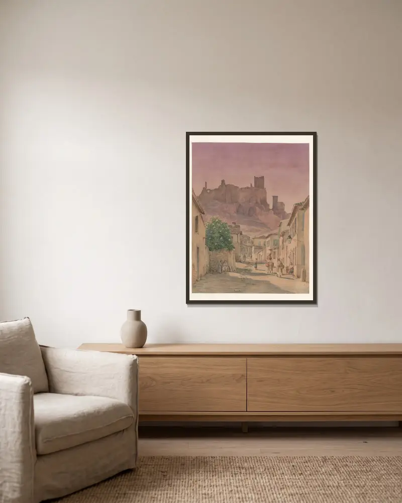 Griechenland, Athen, Agoraviertel von Harald Conrad Stilling gerahmt an einer Wand