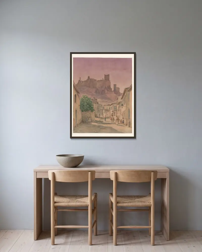 Griechenland, Athen, Agoraviertel von Harald Conrad Stilling gerahmt an einer Wand