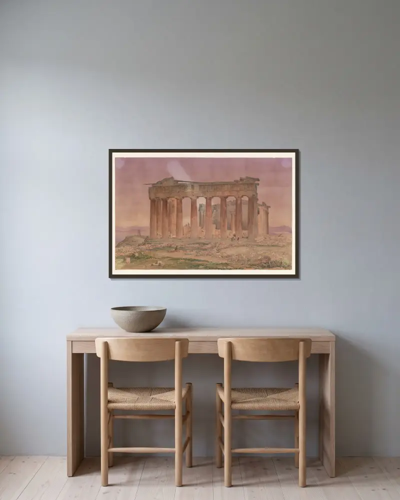 Griechenland, Athen, Parthenon von Harald Conrad Stilling gerahmt an einer Wand