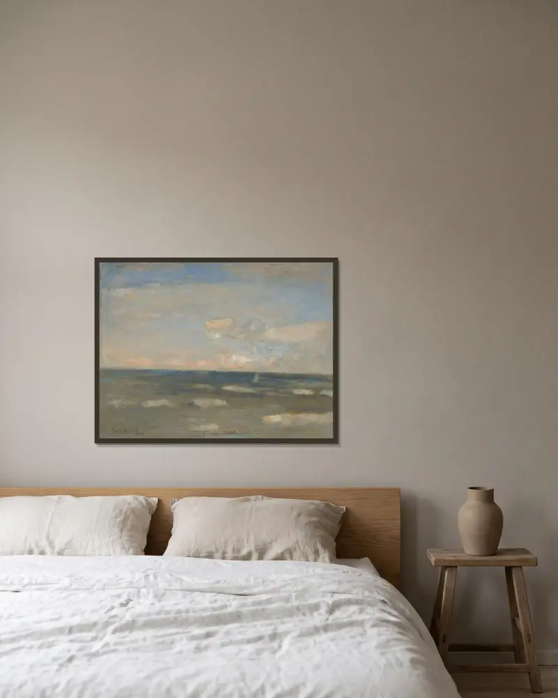 Blauer Marine von Constant Permeke gerahmt an einer Wand