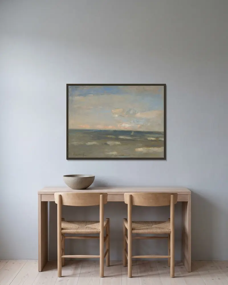 Blauer Marine von Constant Permeke gerahmt an einer Wand