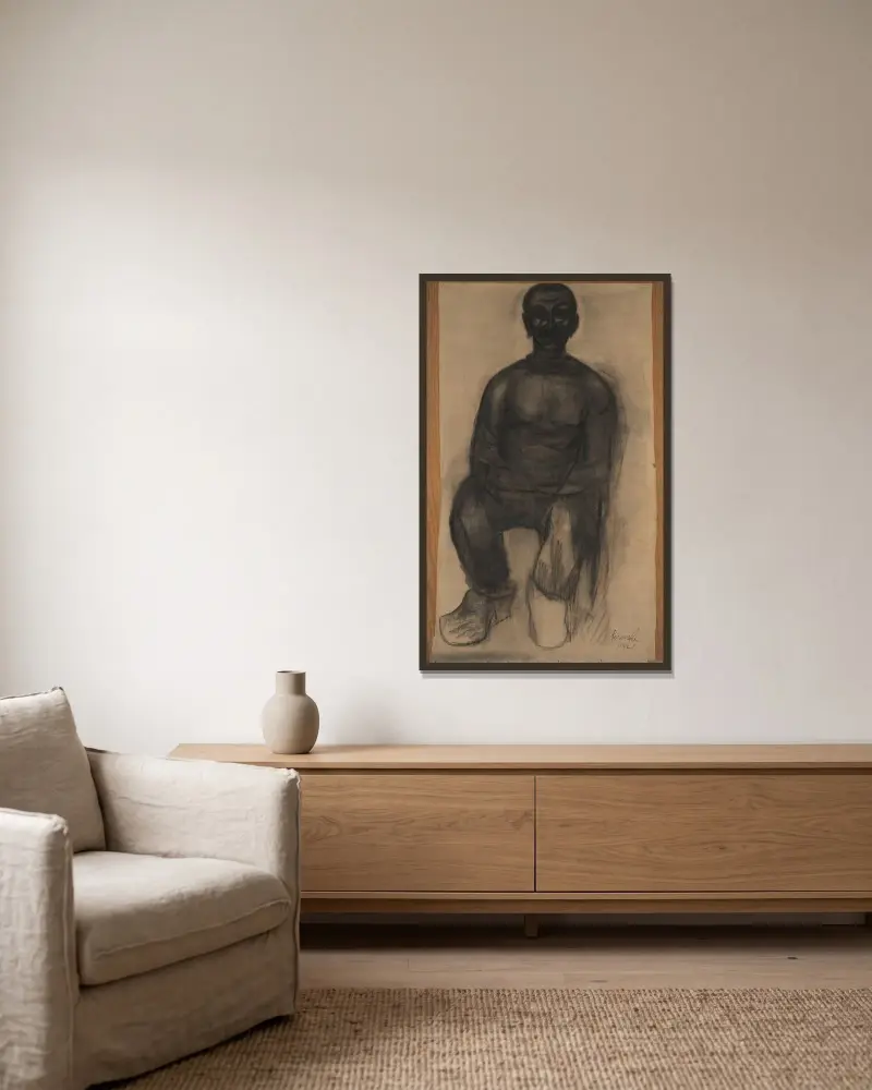 Fischer von Constant Permeke gerahmt an einer Wand