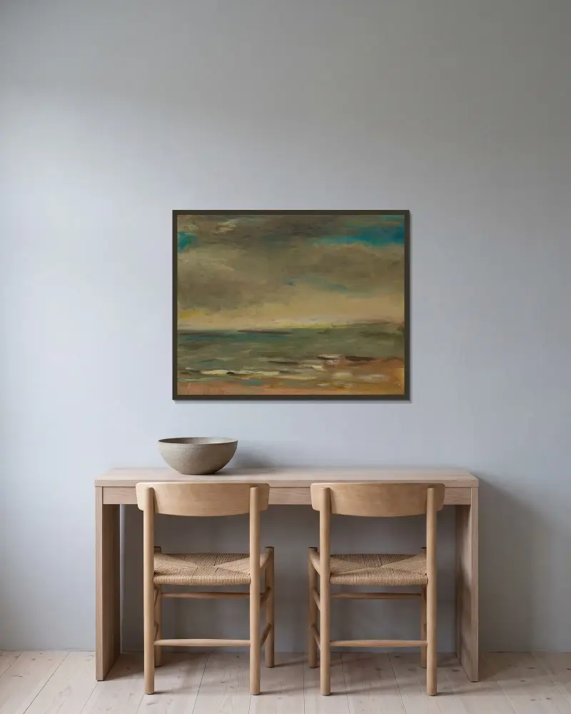 Helle Marine von Constant Permeke gerahmt an einer Wand