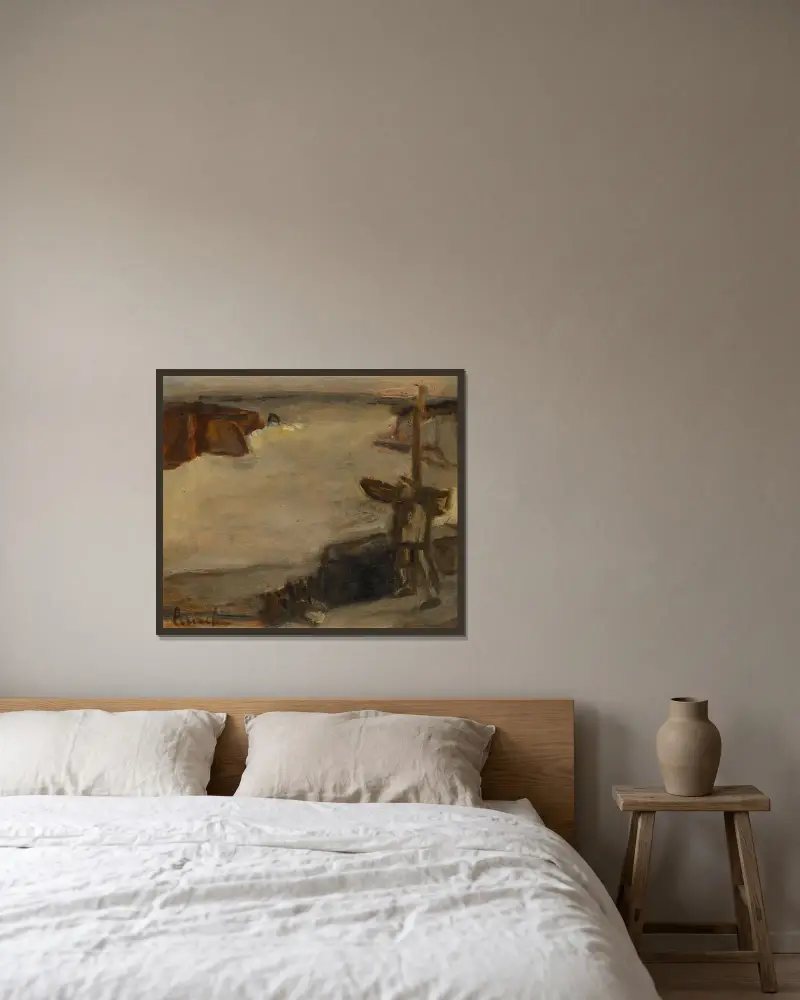Küste von Constant Permeke gerahmt an einer Wand