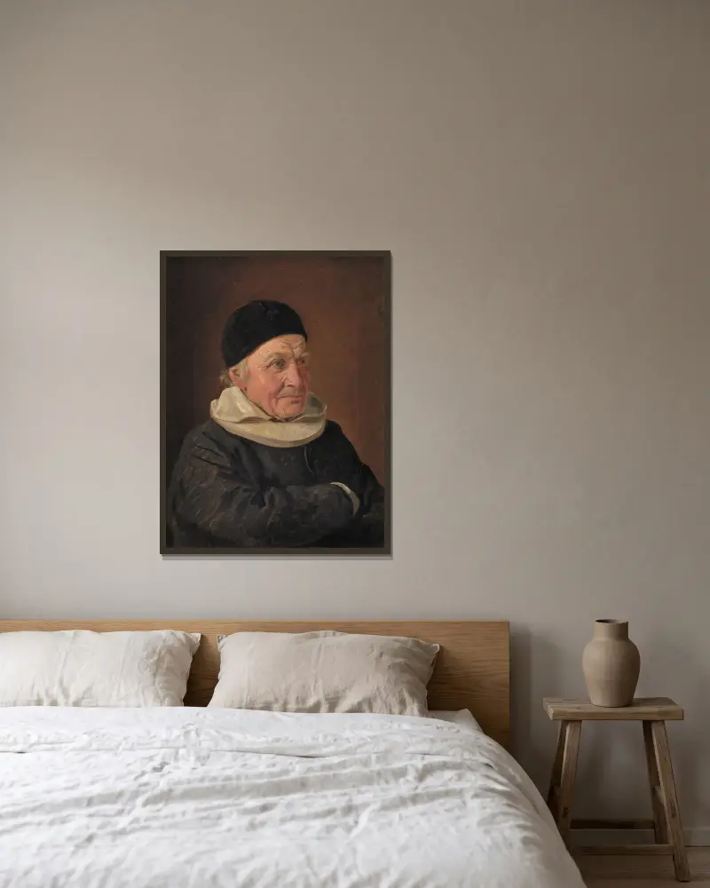 Pastor Jens Bindesbøll, Constantin Hansen v rámu na stěně