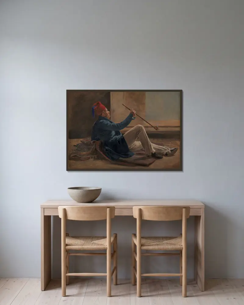 Architekt Gottlieb Bindesbøll, Constantin Hansen v rámu na stěně