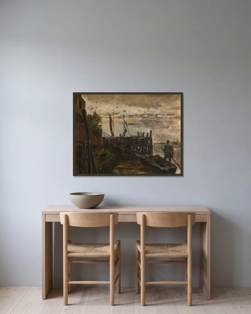 Rupelmonde, Constantin Meunier v rámu na stěně