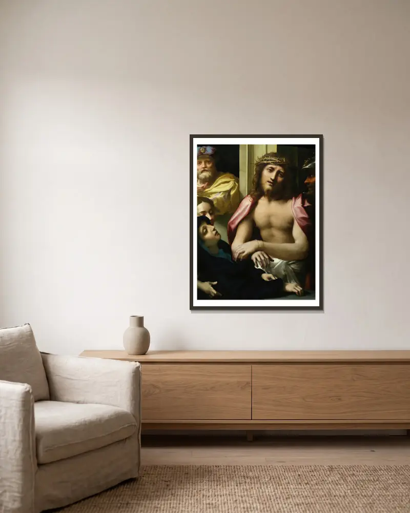 Ecce Homo, Correggio w ramie na ścianie