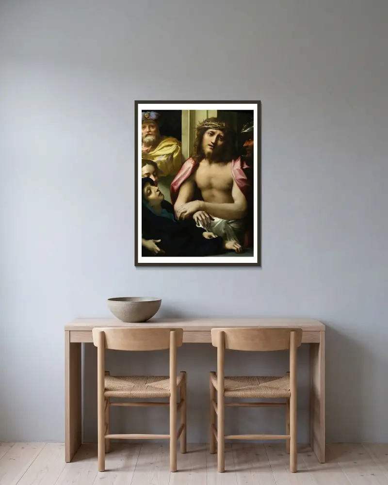 Ecce Homo, Correggio w ramie na ścianie