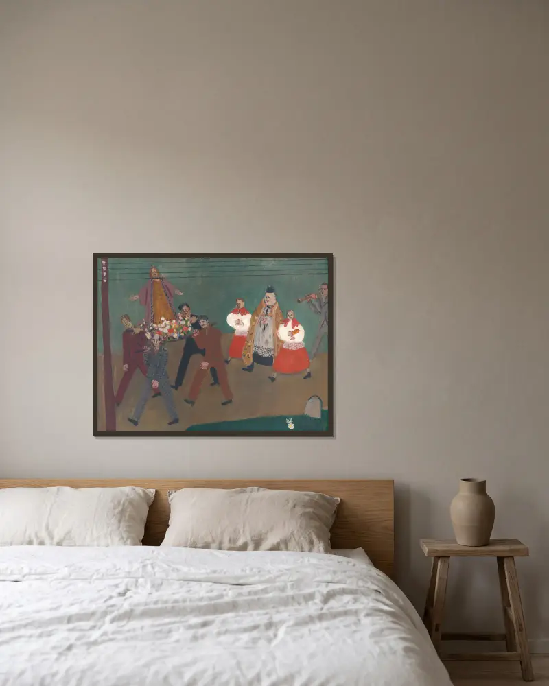 Procesí, Cyprián Majerník v rámu na stěně