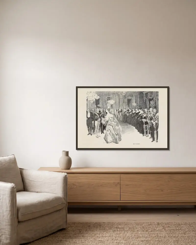 After Presentation, Charles Dana Gibson w ramie na ścianie
