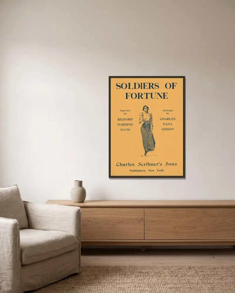 Soldiers of Fortune von Charles Dana Gibson gerahmt an einer Wand