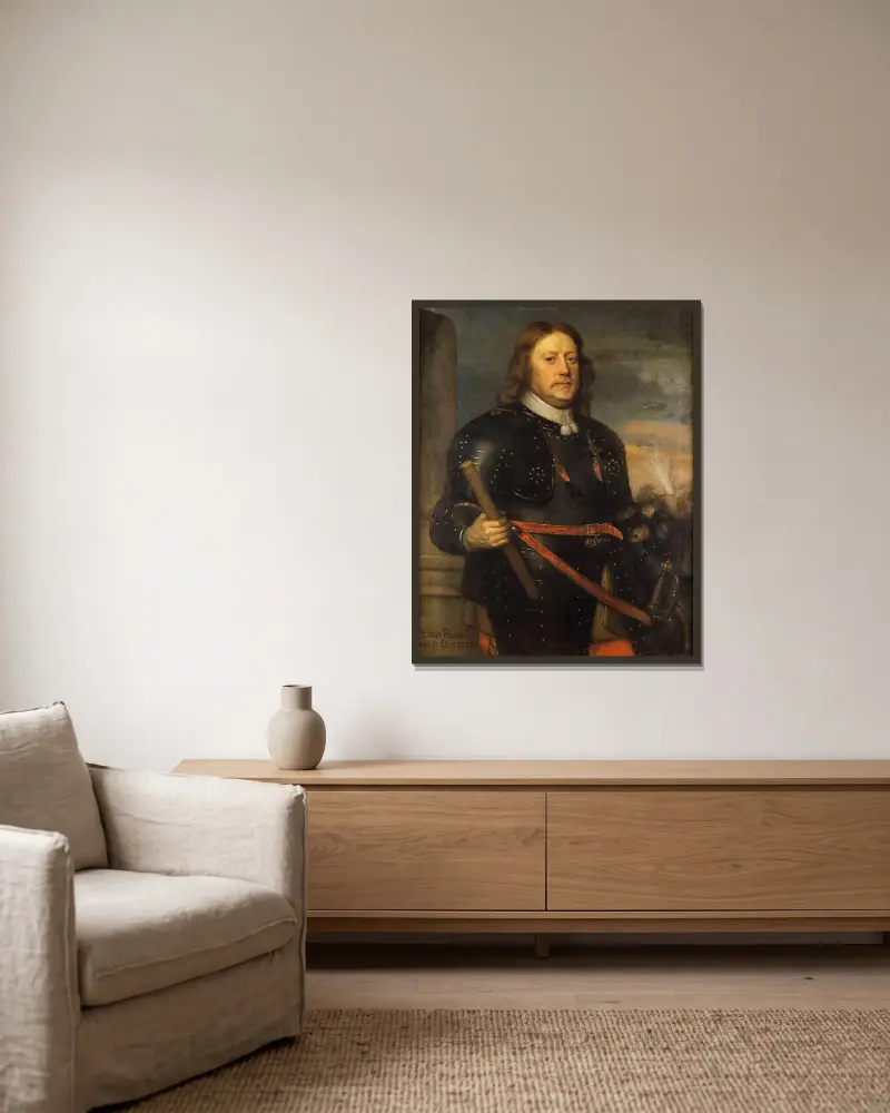 Per Brahe the Younger av David Beck inramad på en vägg