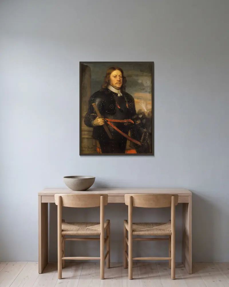 Per Brahe the Younger av David Beck inramad på en vägg