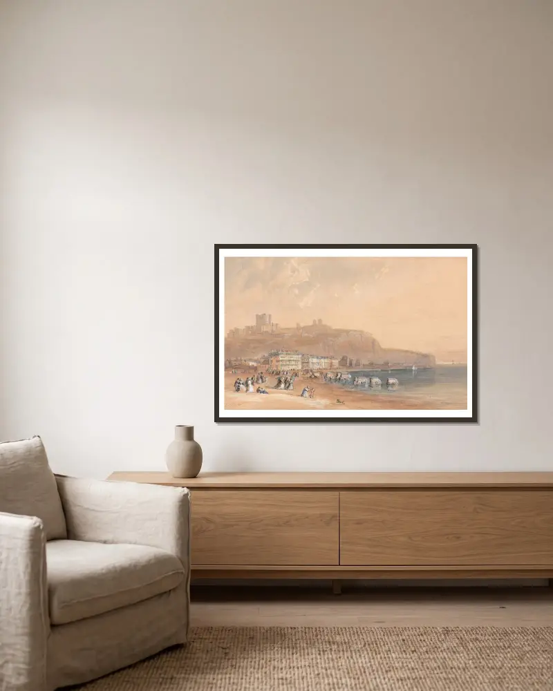 Dover, David Cox v rámu na stěně
