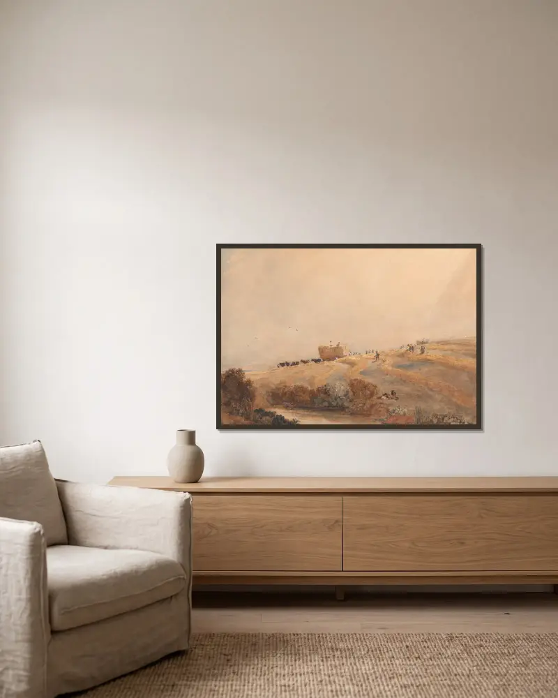 Senoseč, David Cox v rámu na stěně