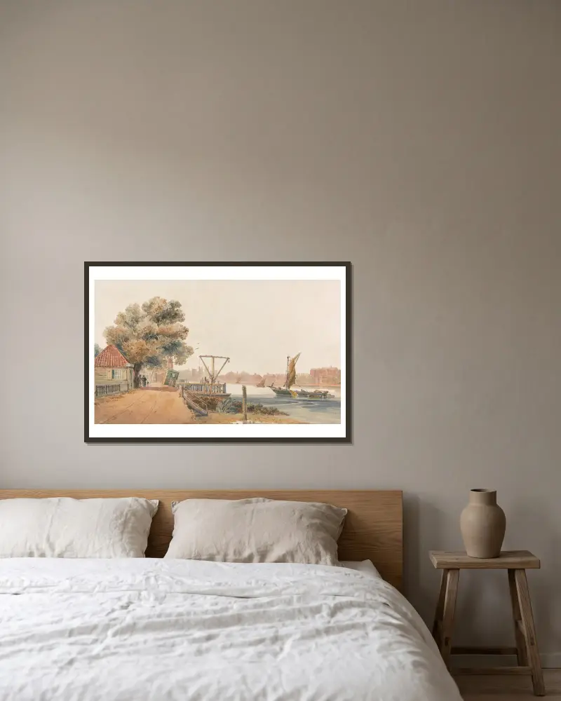 Millbank, David Cox v rámu na stěně