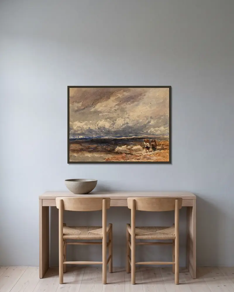 On Carrington Moss av David Cox inramad på en vägg
