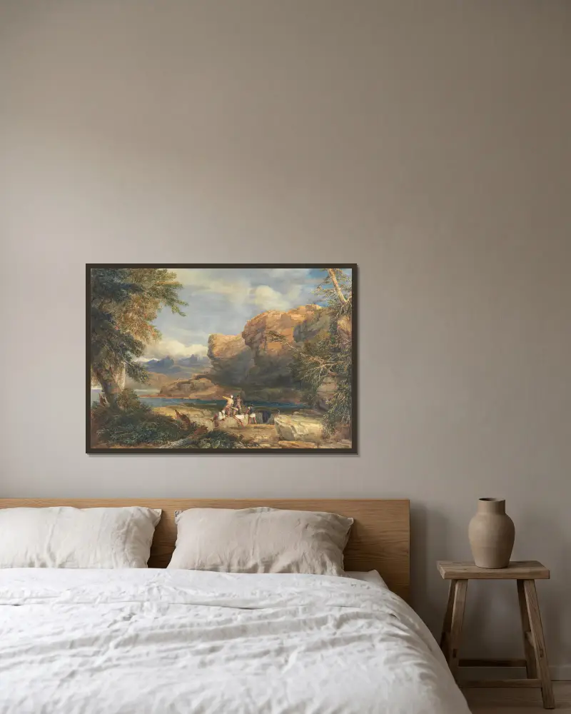 Wyspa piratów, David Cox w ramie na ścianie